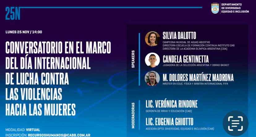 Conversatorio del Dia Internacional de lucha contra las violencias hacia las mujeres